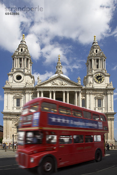 London Hauptstadt Kathedrale frontal Omnibus