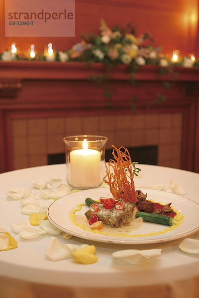 Abendessen  Kerzenlicht  Romantik
