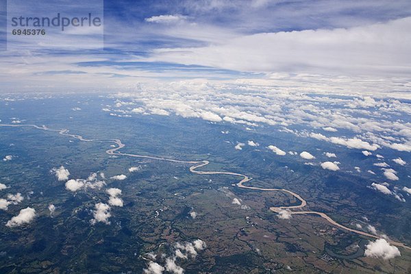 nahe  Fluss  Ansicht  Luftbild  Fernsehantenne  Bogota  Kolumbien