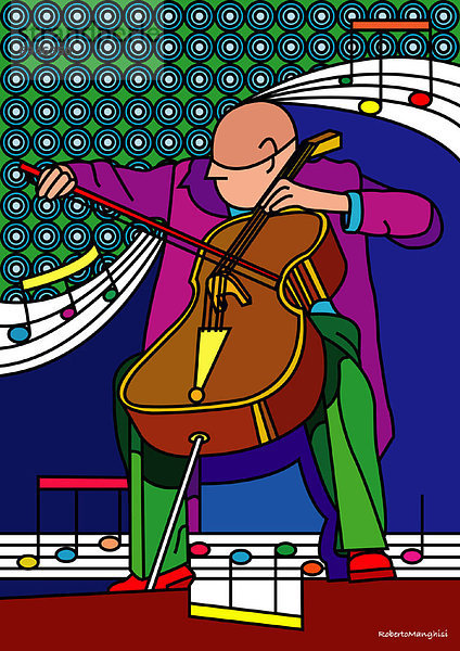 Illustration Cello