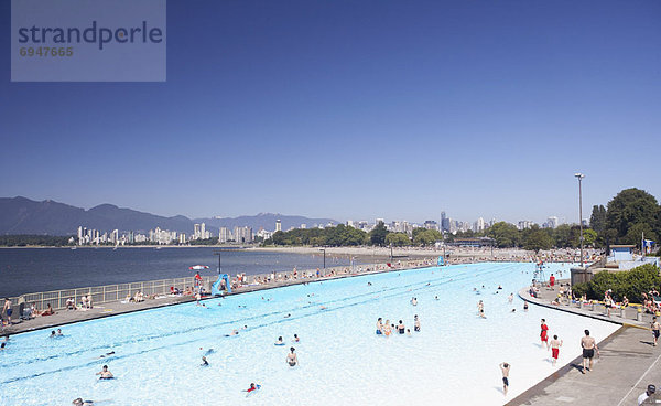British Columbia Kanada Vancouver Öffentliches Schwimmbad