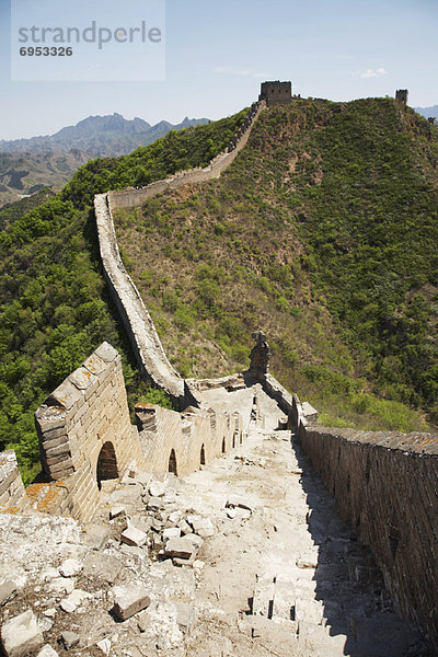 Wand  groß  großes  großer  große  großen  China  Jinshanling