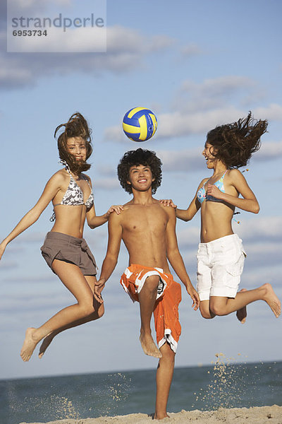 Freundschaft Strand Volleyball