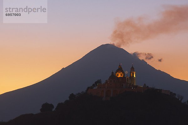 Vulkan  Kirche  Mexiko  Cholula
