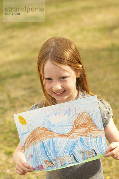 Portrait  Zeichnung  Mädchen