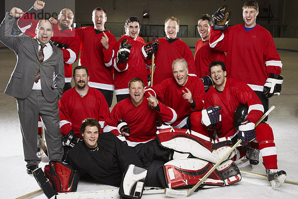Teamwork  Portrait  Hockey