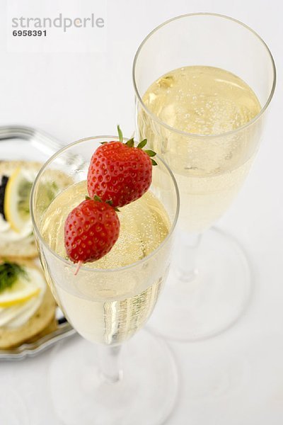 Erdbeere  Champagner