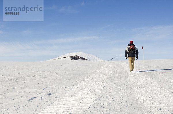 Felsbrocken  Mann  Palast  Schloß  Schlösser  wandern  Antarktis