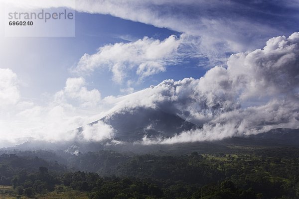 Wald  Vulkan  Draufsicht  Costa Rica