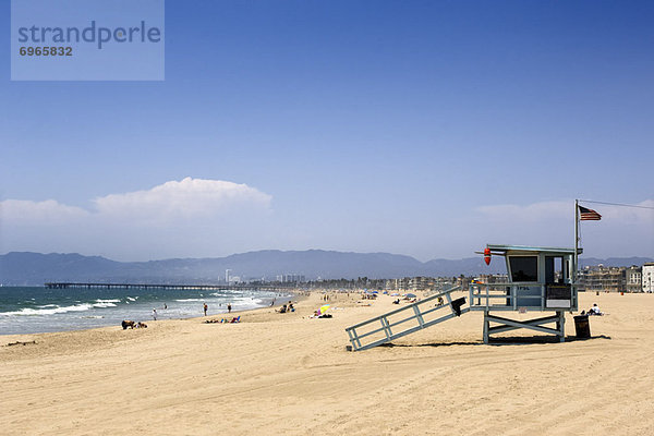 Vereinigte Staaten von Amerika USA Sonnenstrahl Strand Jachthafen Ansicht Kalifornien Los Angeles