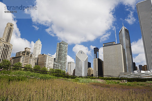 Vereinigte Staaten von Amerika  USA  Skyline  Skylines  Chicago  Illinois