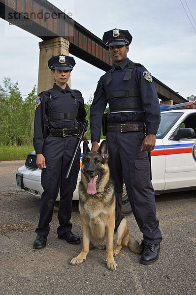 Portrait Hund Polizei