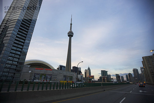Ansicht  Autobahn  Kanada  Innenstadt  Ontario  Toronto