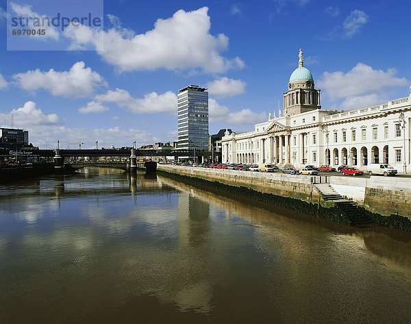 Dublin Hauptstadt Liffey Zollhaus Irland