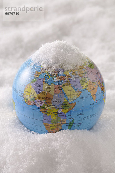 Snow-Covered Globe
