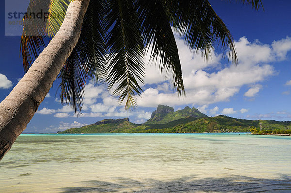 Draufsicht  Französisch-Polynesien  Lagune