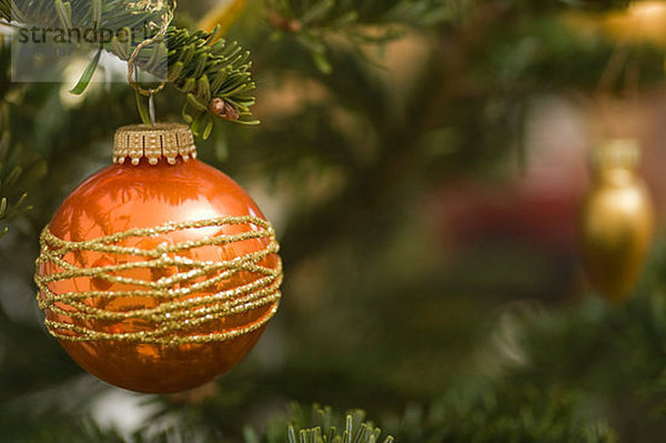 Close-up Weihnachten Weihnachtsbaum Tannenbaum Dekoration