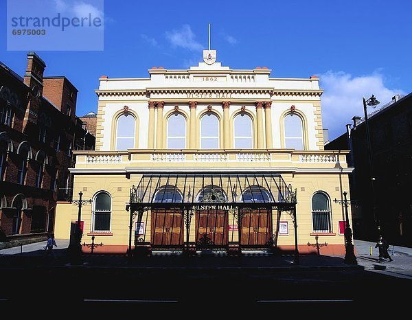 Belfast Hauptstadt Gebäude Halle Klassisches Konzert Klassik Jahrhundert Konzert Irland