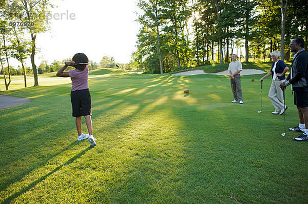 Friends Playing Golf  Burlington  Ontario  Canada