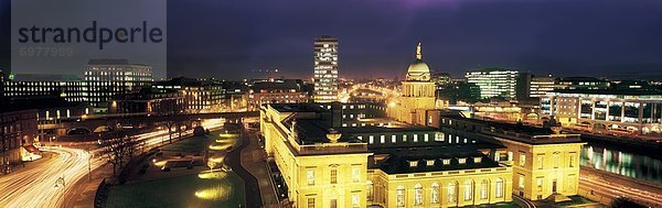 Dublin Hauptstadt bei Nacht