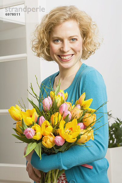 Frau Blume halten