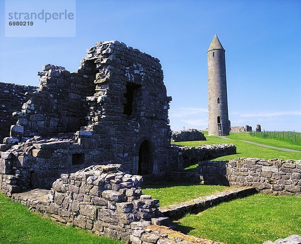 Ruine Abtei Jahrhundert Irland rund