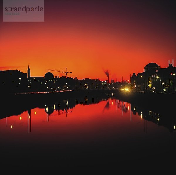 Dublin  Hauptstadt  Liffey  Irland