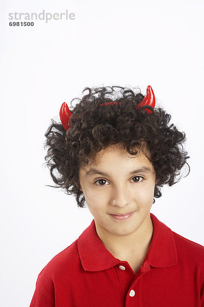 Junge - Person  klein  Kleidung  Teufel
