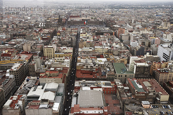 Großstadt  Mexiko  Ansicht  Luftbild  Fernsehantenne  Innenstadt
