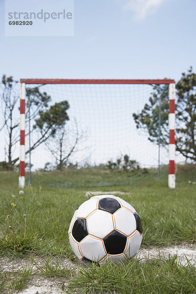 Dänemark frontal Netz Fußball Ball Spielzeug Skagen Jütland Nordjütland