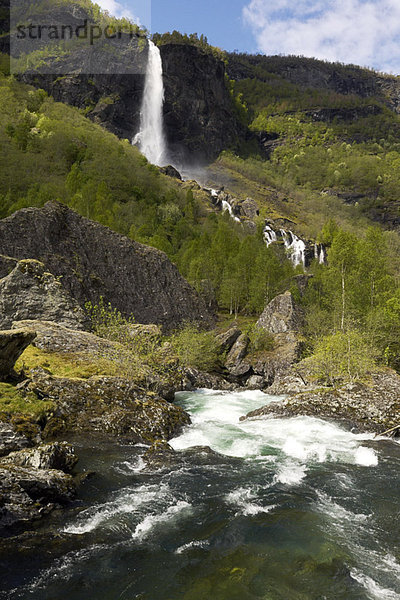 Norwegen  Wasserfall