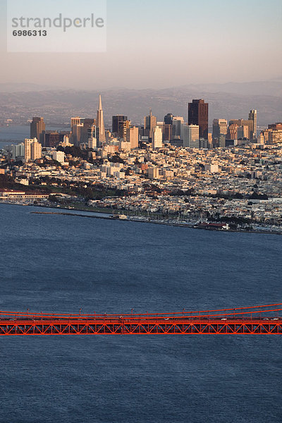 Vereinigte Staaten von Amerika USA Ansicht Kalifornien Golden Gate Bridge Marin County