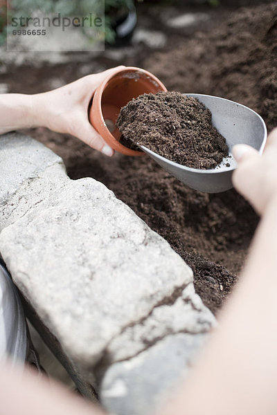 Person Gardening