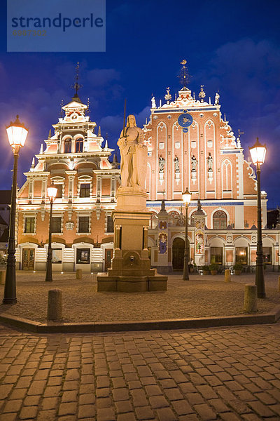 Altstadt Riga Hauptstadt Lettland Rathausplatz