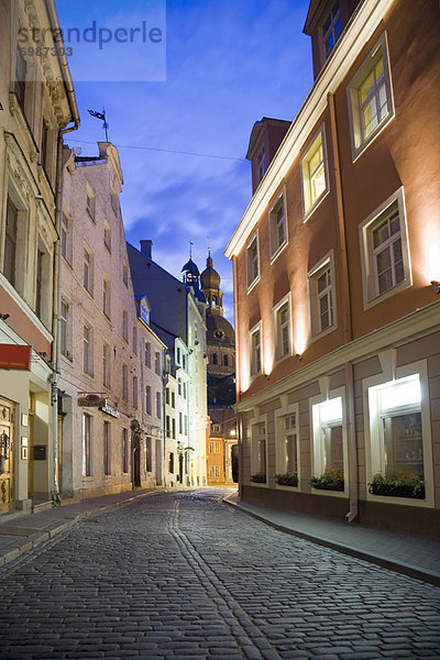 Straße  Altstadt  Riga  Hauptstadt  Lettland