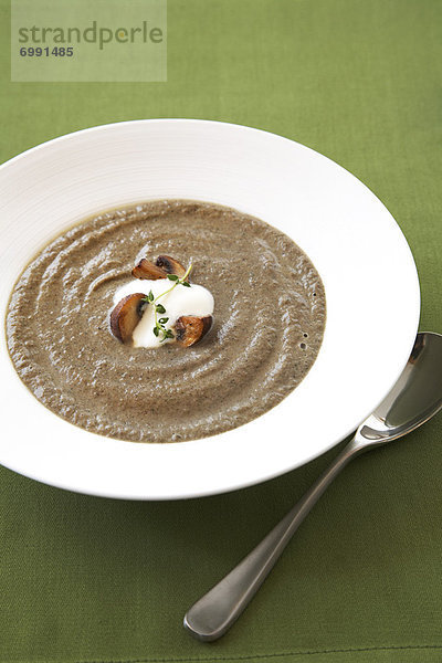 Thymian  Creme fraiche  pürieren  gebraten  Suppe