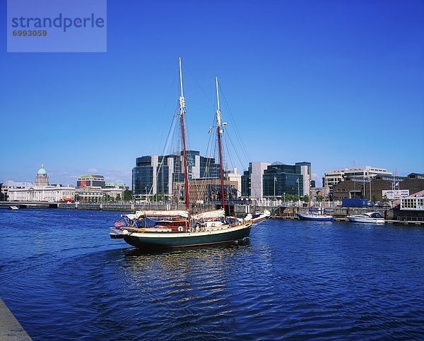 Dublin  Hauptstadt  Liffey  Zollhaus  Irland