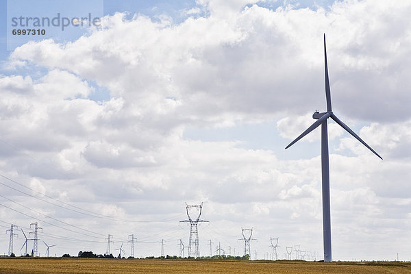 Windturbine Windrad Windräder Frankreich