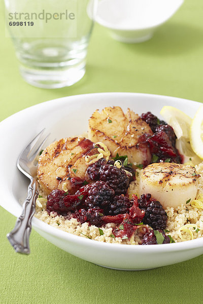 Couscous  Cous cous  Brombeere  Muschel