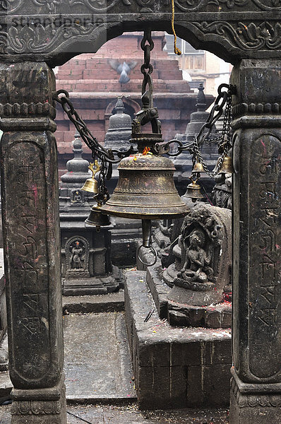 Kathmandu  Hauptstadt  Glocke  Nepal  Swayambhunath