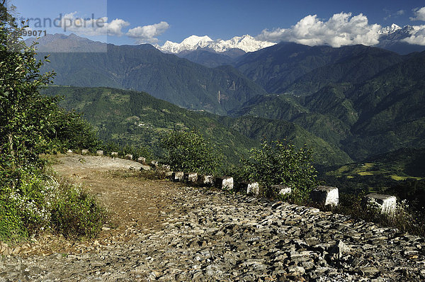 Ansicht  Indien  Sikkim