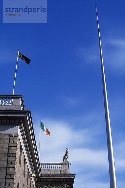 Dublin  Hauptstadt  Kirchturm  Büro  Irland