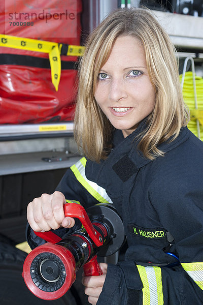 Frau Feuerwehrmann