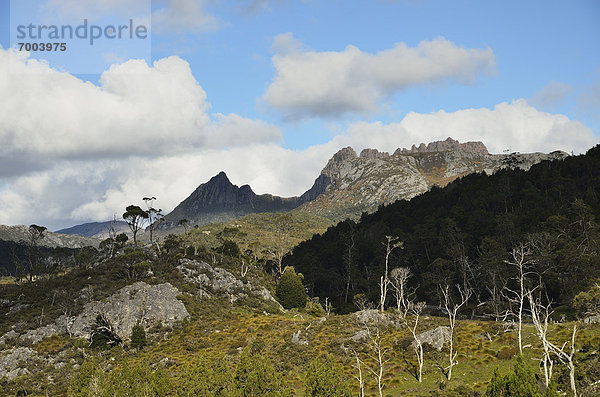 Berg  See  Wiege  Australien  Tasmanien