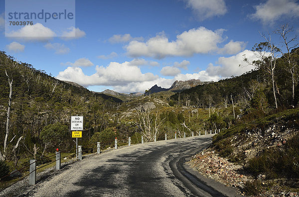 Berg  Fernverkehrsstraße  See  Wiege  Australien  Tasmanien