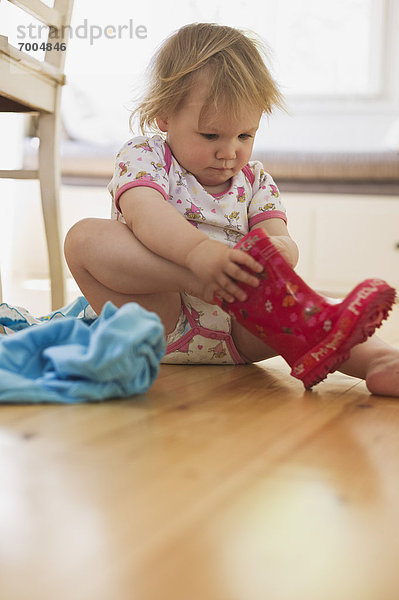 Stiefel  Mädchen  Gummi