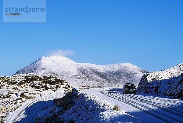 nahe  Winter  Fernverkehrsstraße  Killarney Nationalpark  Irland