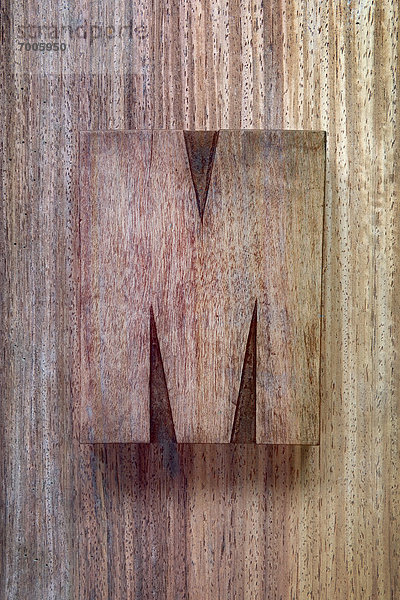 Wooden Letterpress M