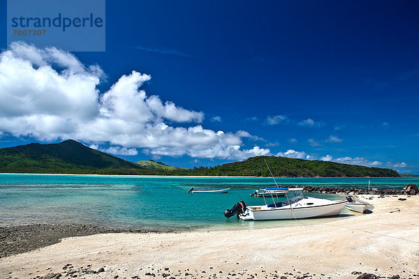 Beached Motorboat