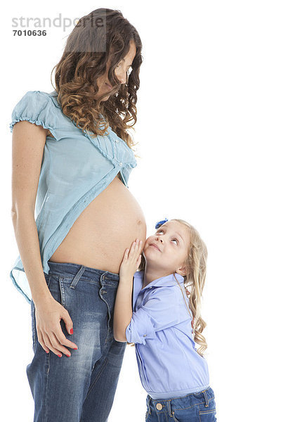 Schwangerschaft  Tochter  Mutter - Mensch